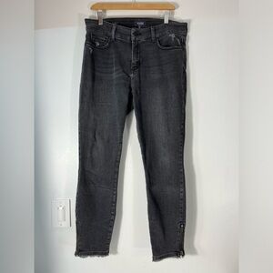 NYDJ Ami Skinny Ankle Womens Size 10 Jeans Grey Lift & Tuck Technology